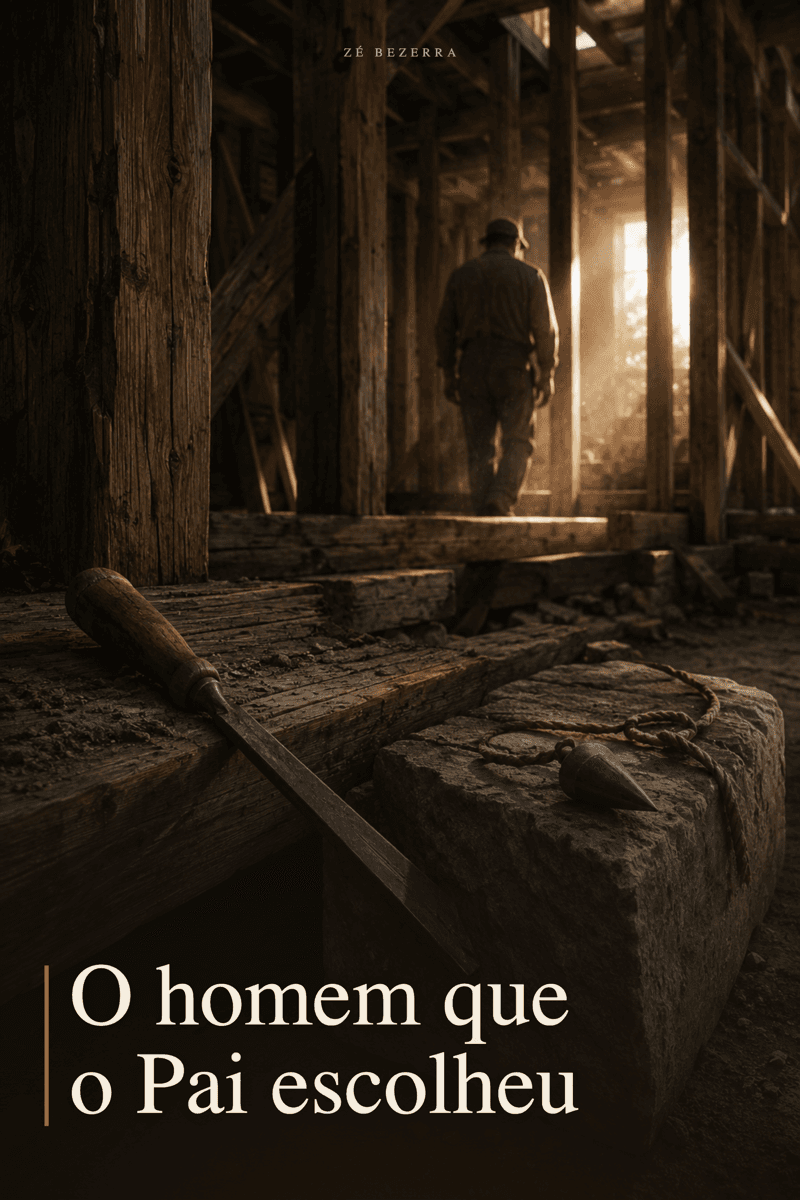 Capa do livro O homem que o Pai escolheu